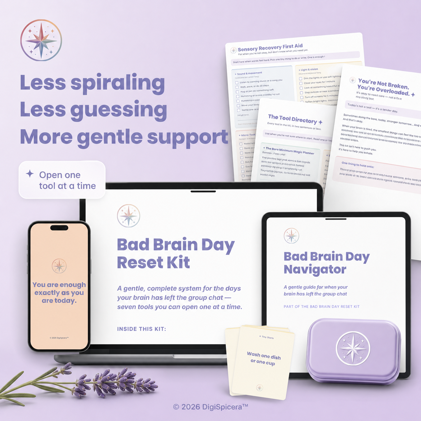Summary graphic of the benefits included in the Bad Brain Day Reset Ki